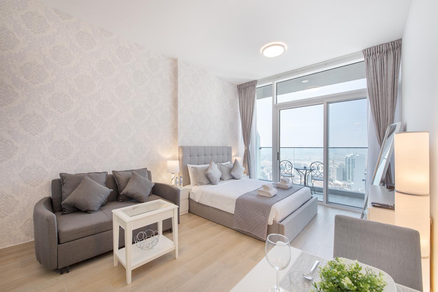 Apartment On 26Th Floor & Beautiful Views Dubai Luaran gambar